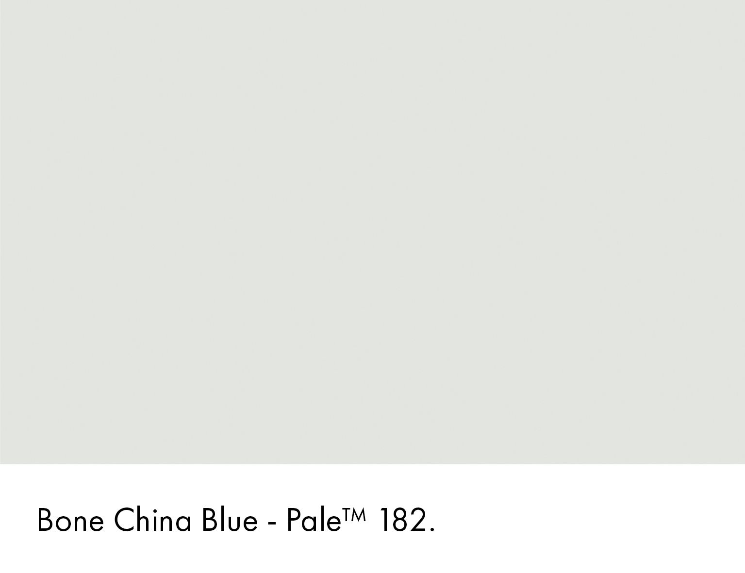 Bone China Blue - Pale